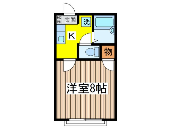 クーベルチュールの物件間取画像